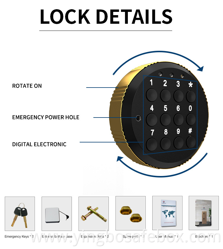 digital electronic lock safe box
